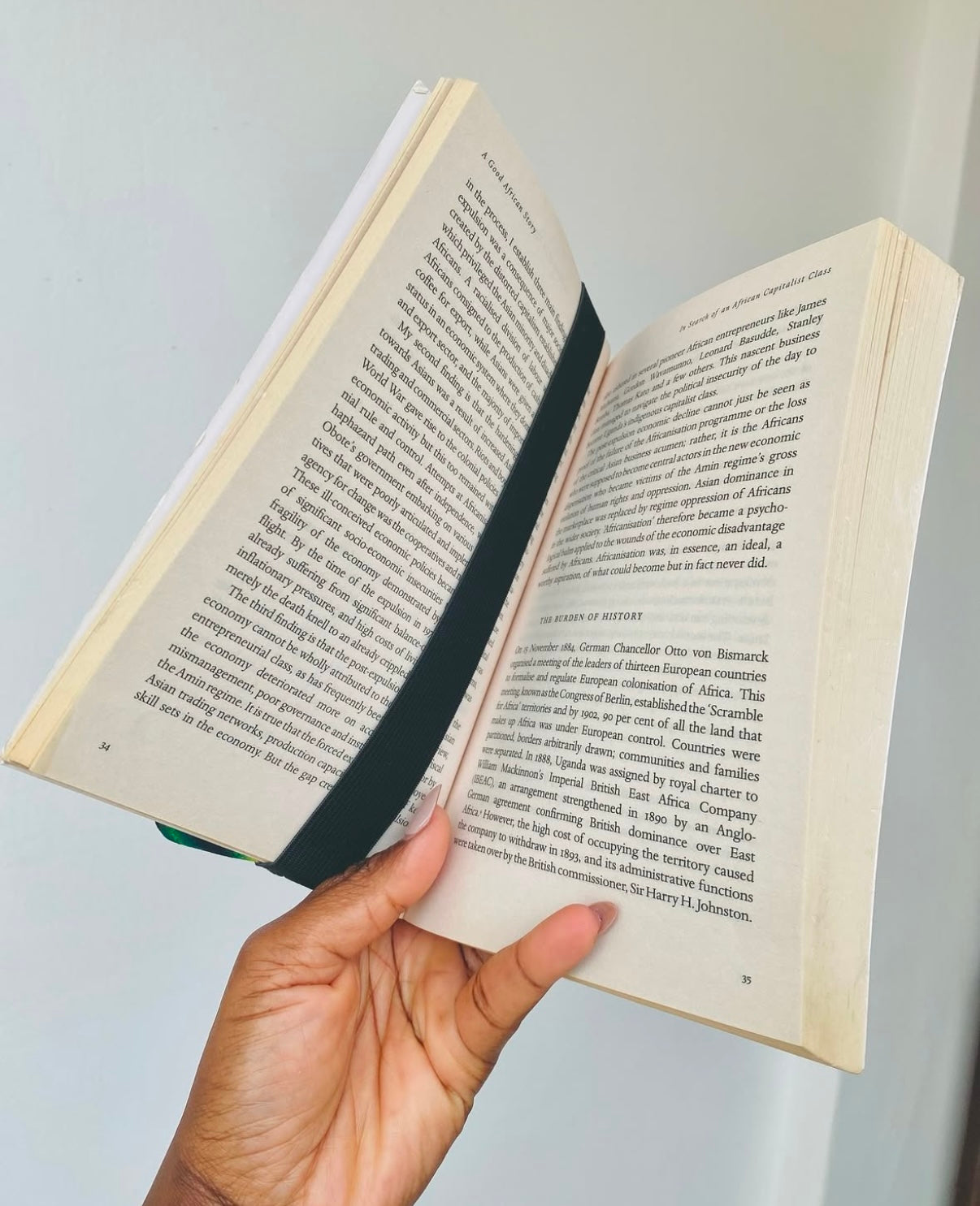 Two in one pencil pouch with elastic book mark