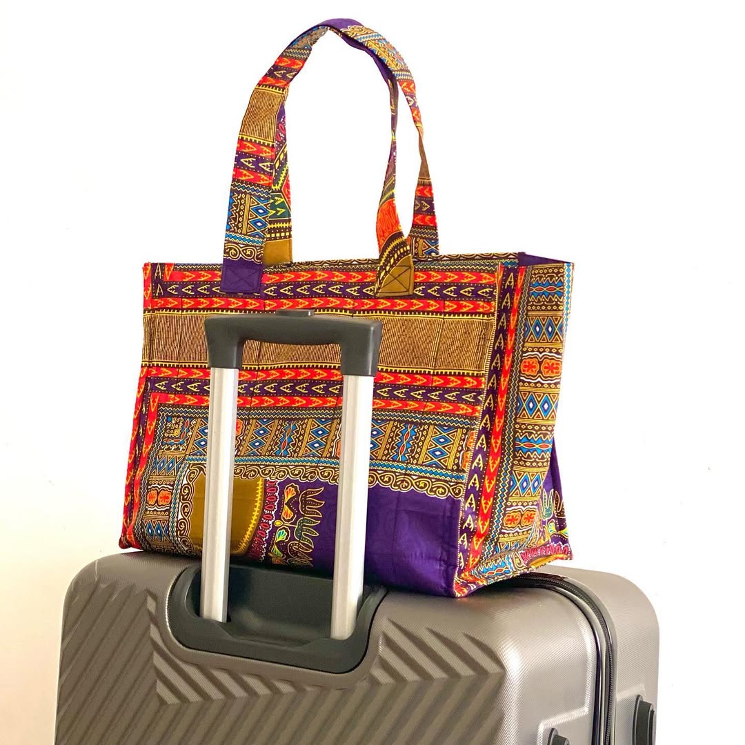 Travel bag with trolley sleeve