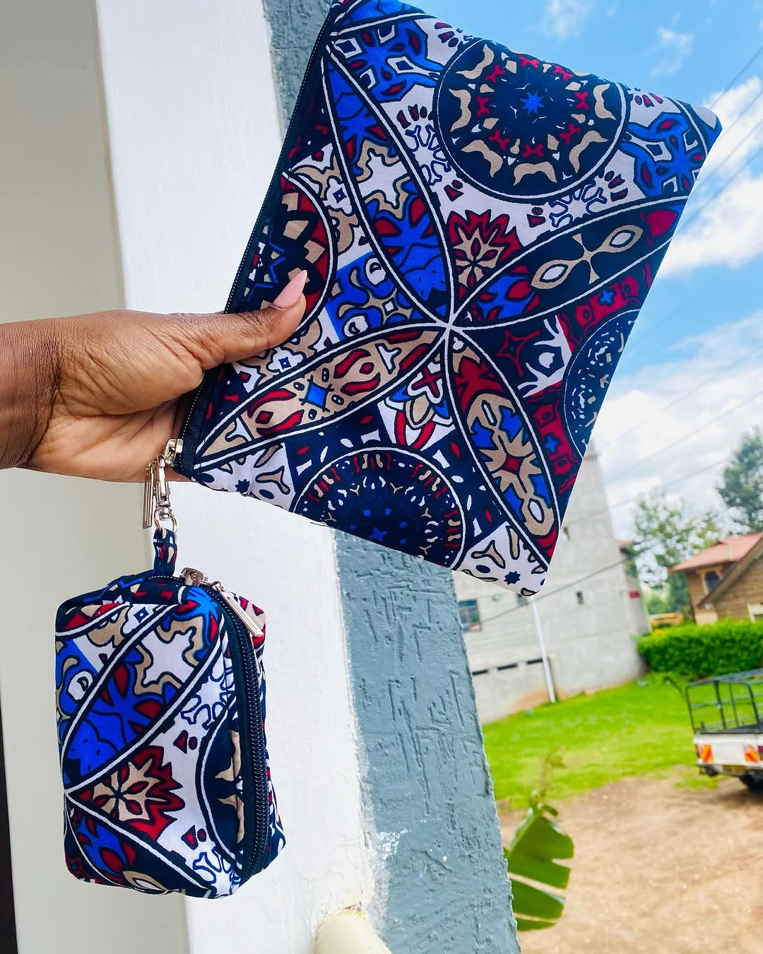 Mini bags and travel documents combo