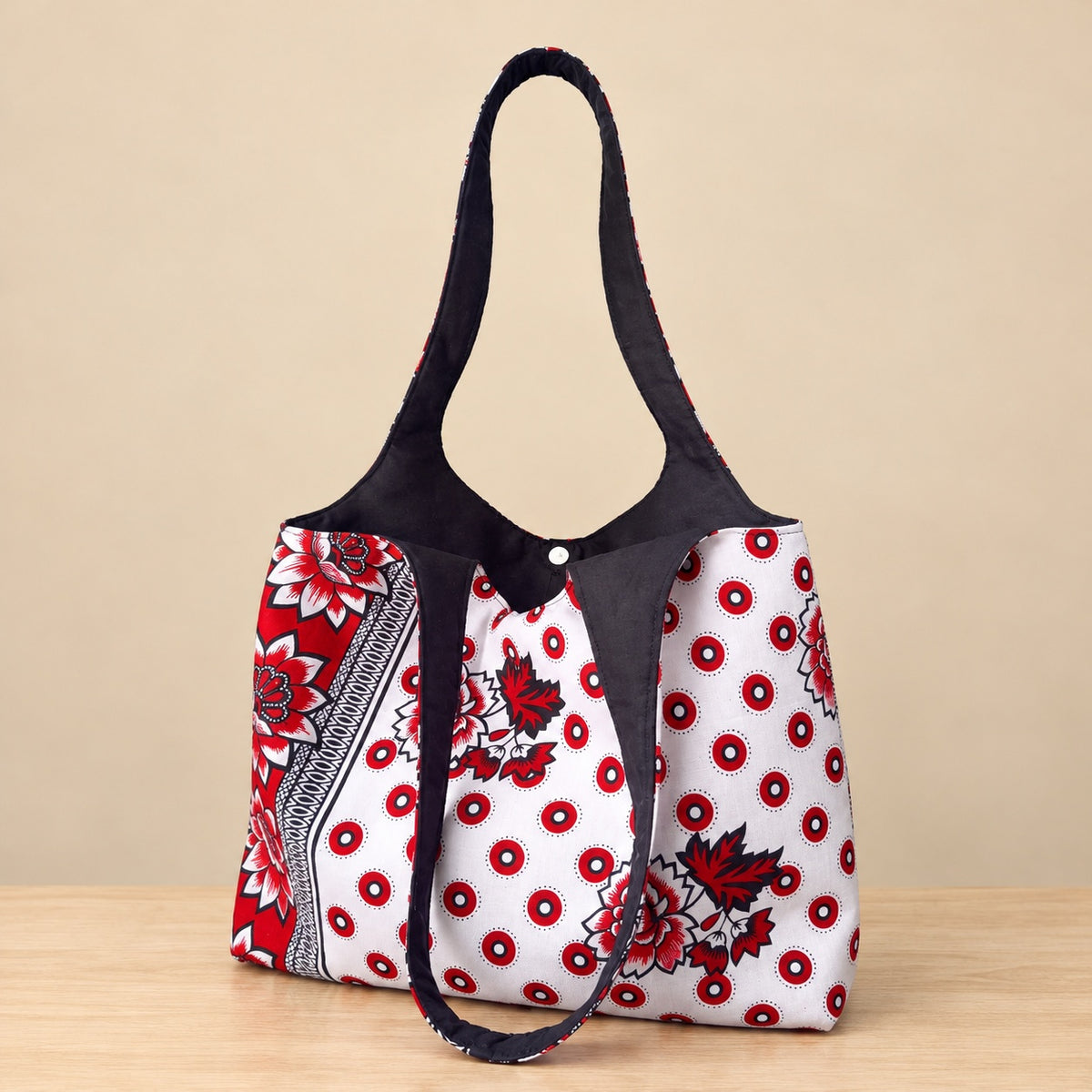 Boho Bag - Red Bloom