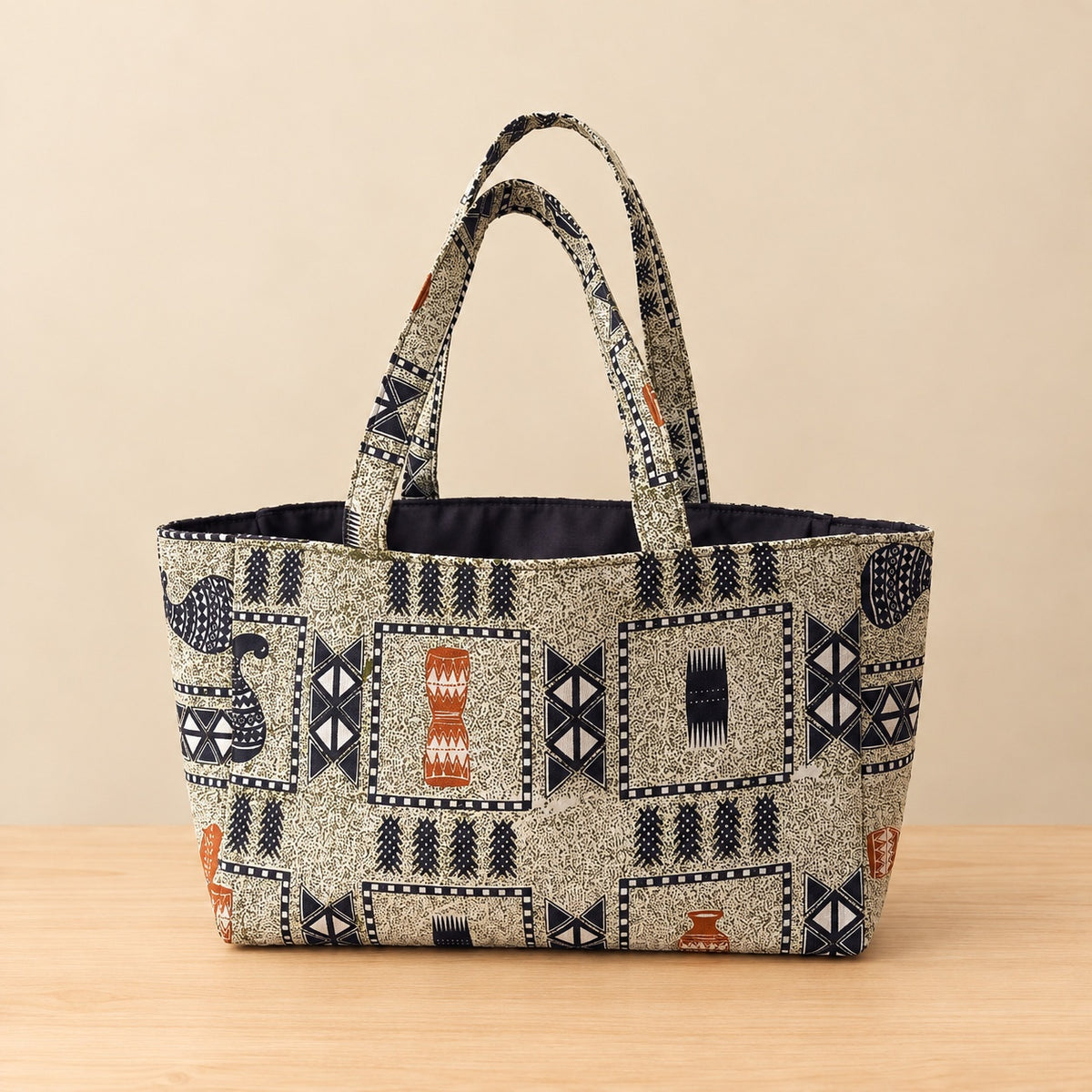 Boxy Tote - Heritage Print