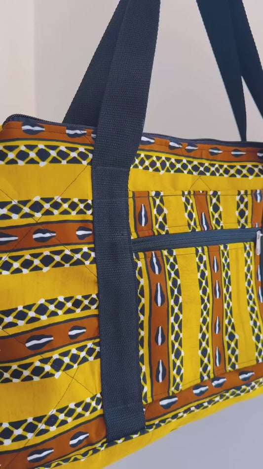 Travel bag with trolley sleeve